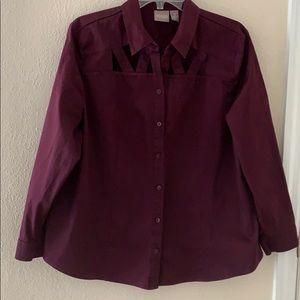 NWOT Chico’s Blouse Size 3